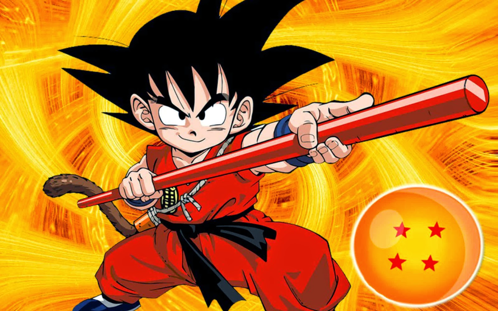 Dragon Ball Wallpaper Goku Dragon Ball Kid Goku Wallpaper - Dragon Ball Z Mystical Adventure Dvd Cover , HD Wallpaper & Backgrounds