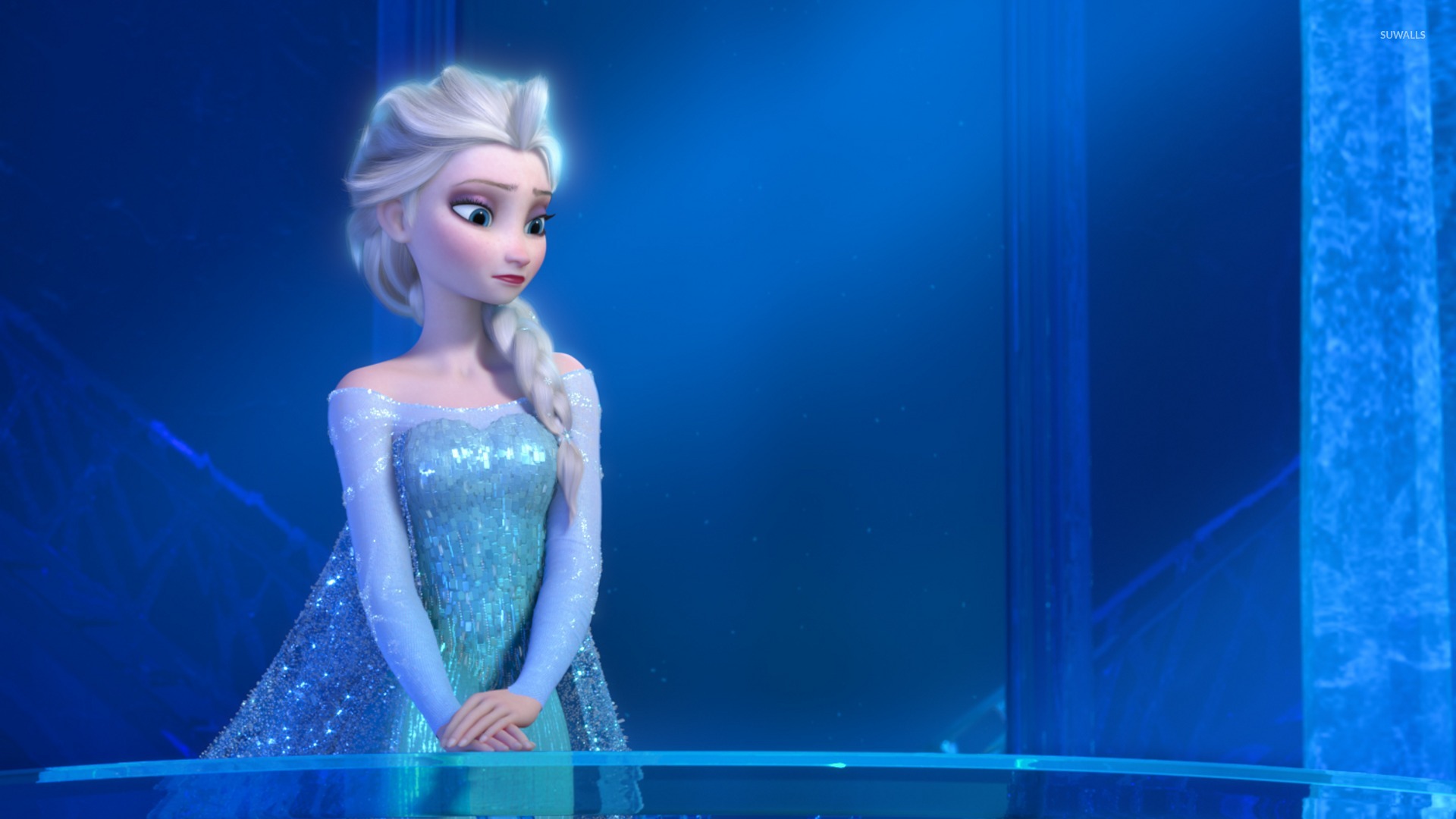 Frozen [7] Wallpaper - Disney Ice On Frozen , HD Wallpaper & Backgrounds