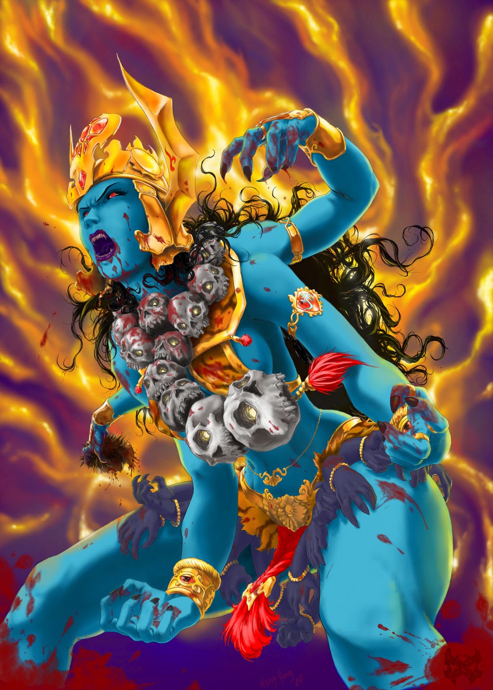 Kali Art , HD Wallpaper & Backgrounds