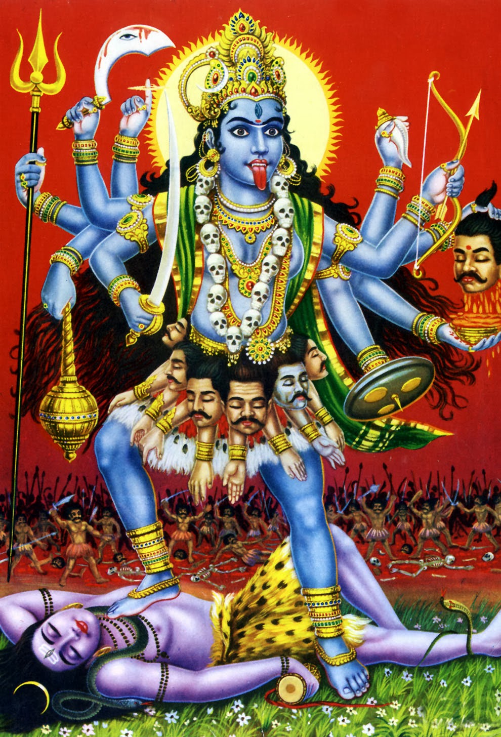 Hindu Goddess Mahakali Beautiful Wallpapers Collection - Mahakali Maa Na Hd , HD Wallpaper & Backgrounds