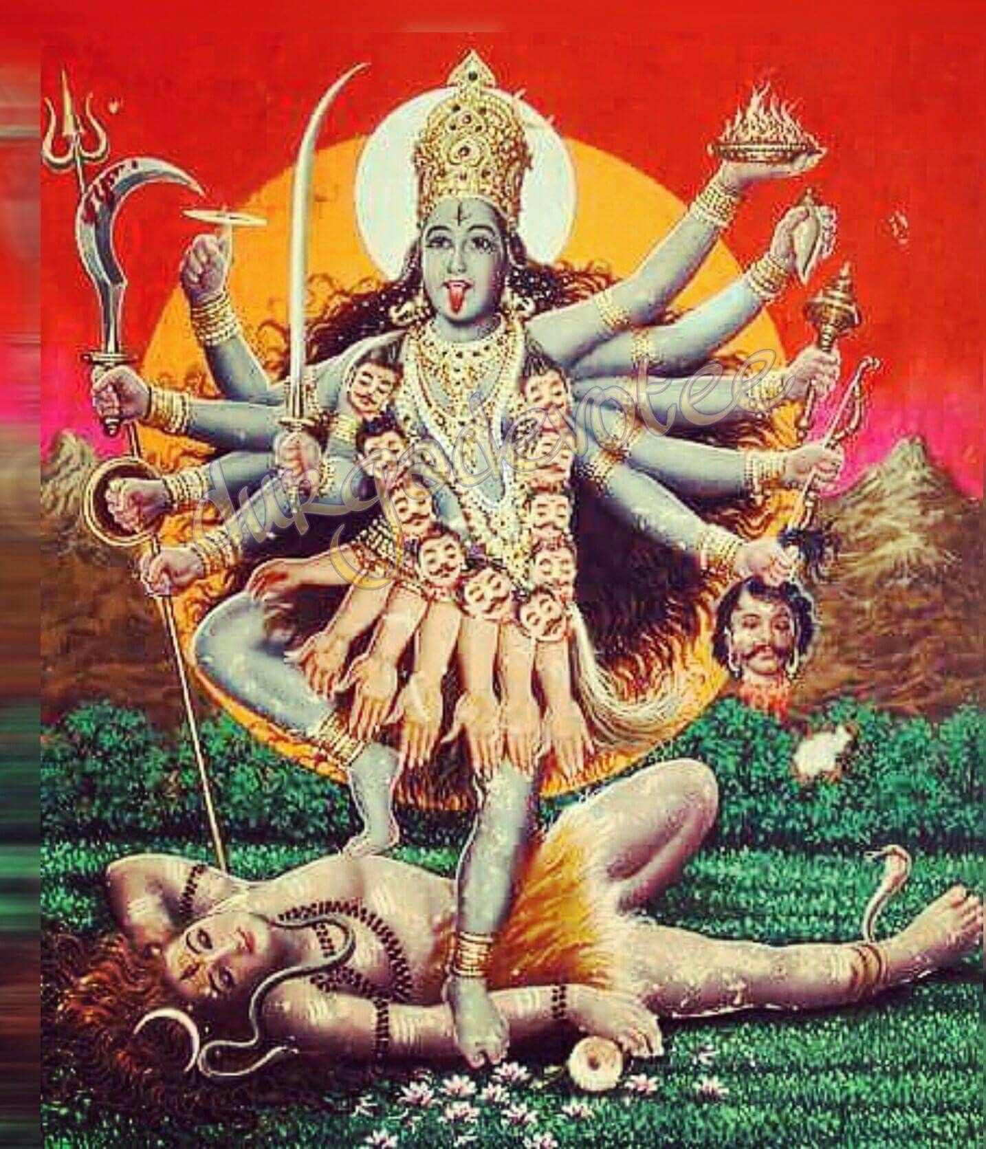 Kali Maha Kali Maa Kali - Mythology , HD Wallpaper & Backgrounds