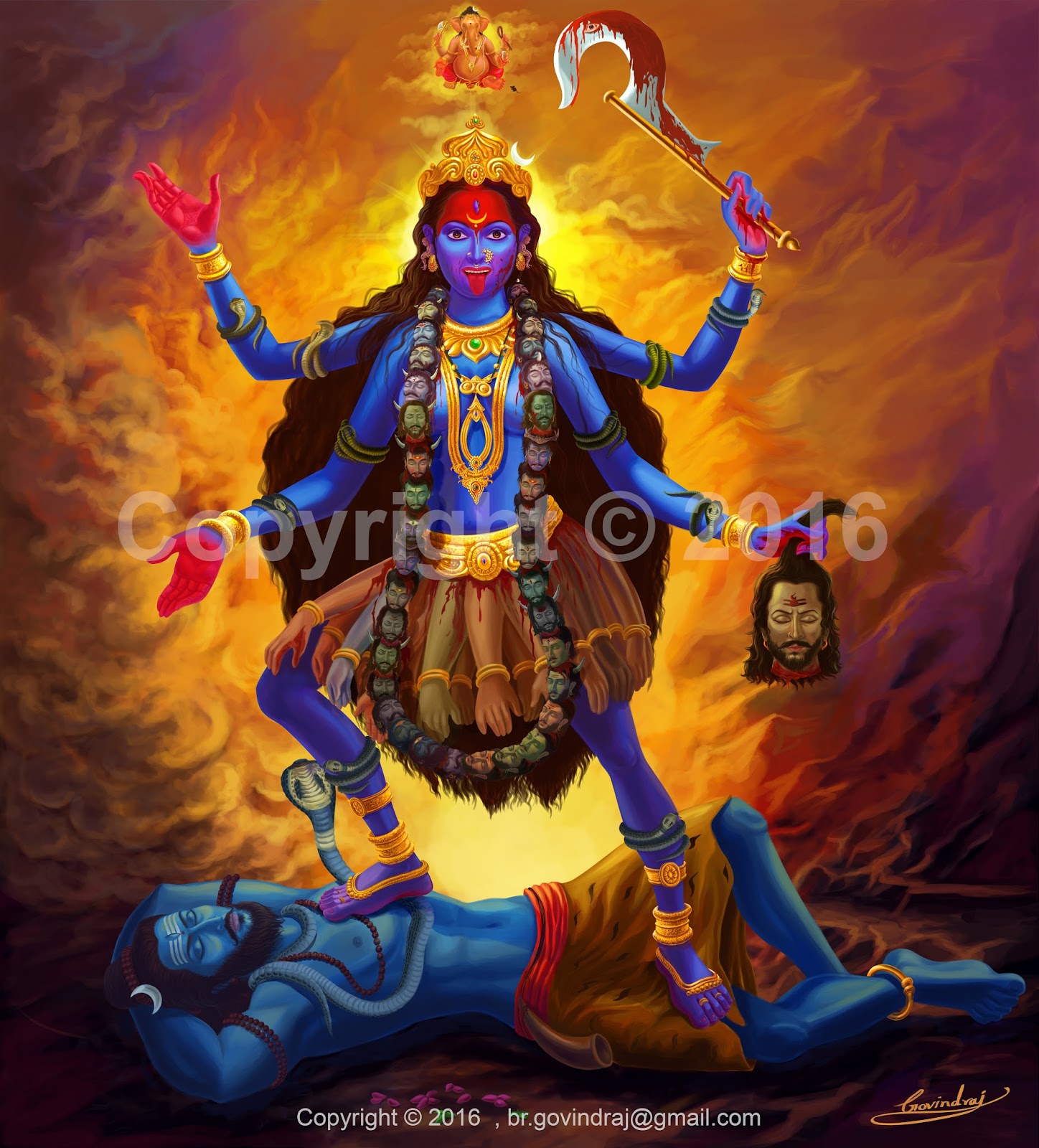 Kali Mata Hd Wallpapers - Kali Mata Photo Hd , HD Wallpaper & Backgrounds