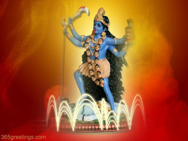 Maa Kali Wallpaper For Mobile - Kali Maa Resin Idols , HD Wallpaper & Backgrounds