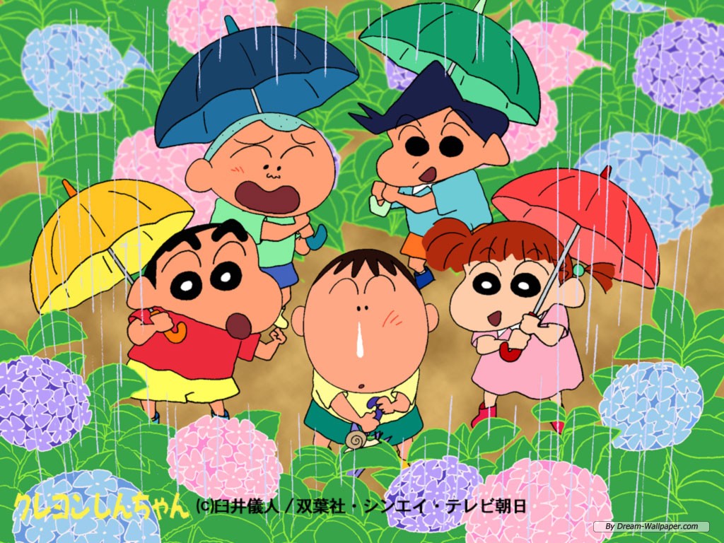 Shinchan Images Shinchan Photos Hd Wallpaper And Background - Shin Chan With Umbrella , HD Wallpaper & Backgrounds