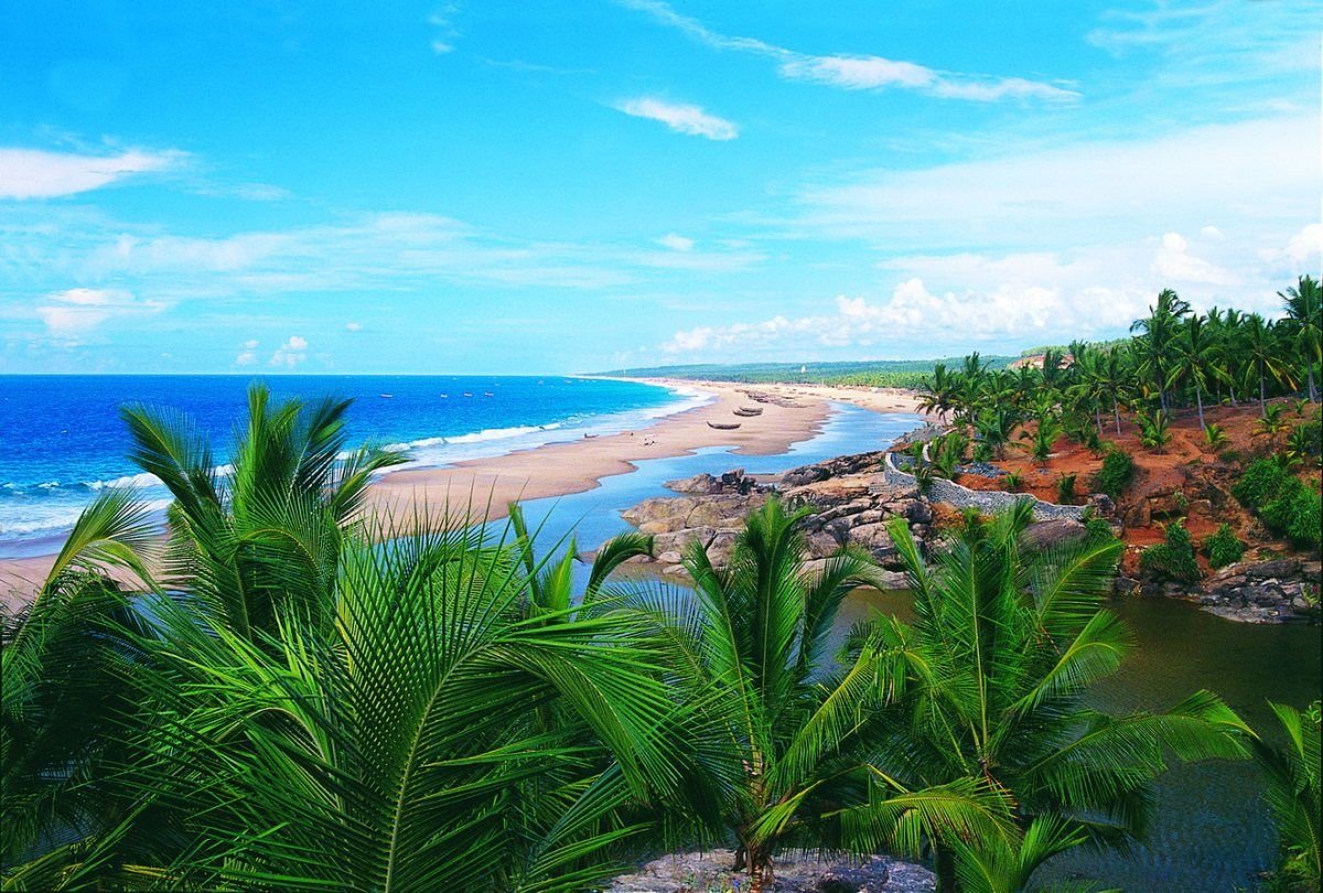 Beautiful Kerala Scenery Beach Wallpaper In Hd - South Kerala Tourist Places , HD Wallpaper & Backgrounds