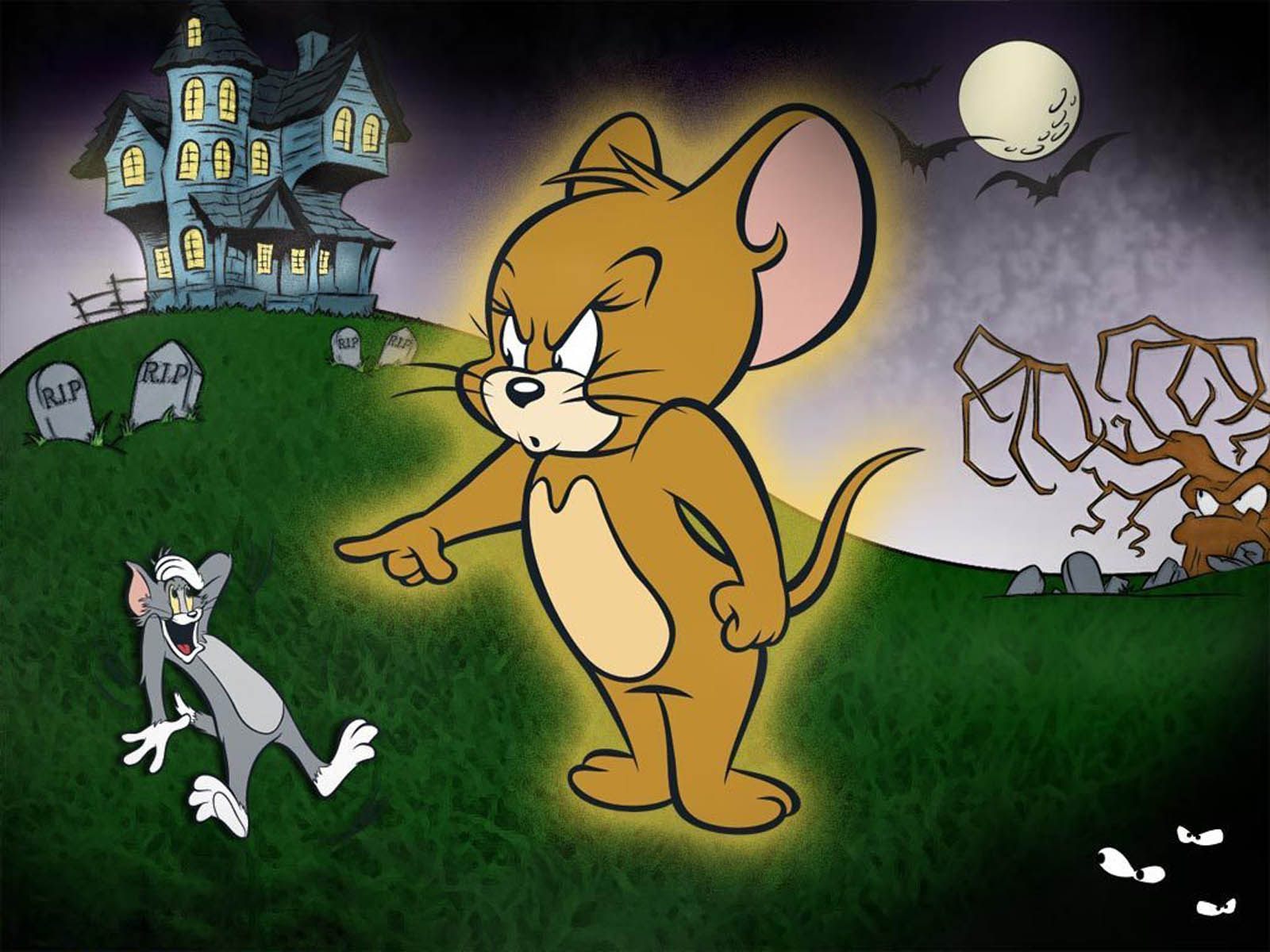 Tom And Jerry Hd Wallpapers For Mobile - Giant Tom And Jerry , HD Wallpaper & Backgrounds