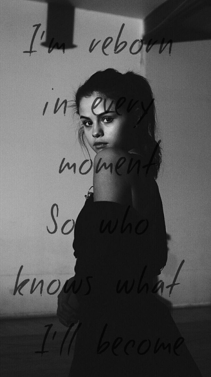 Selena Gomez Lockscreen/wallpaper - Black And White Celebrity , HD Wallpaper & Backgrounds