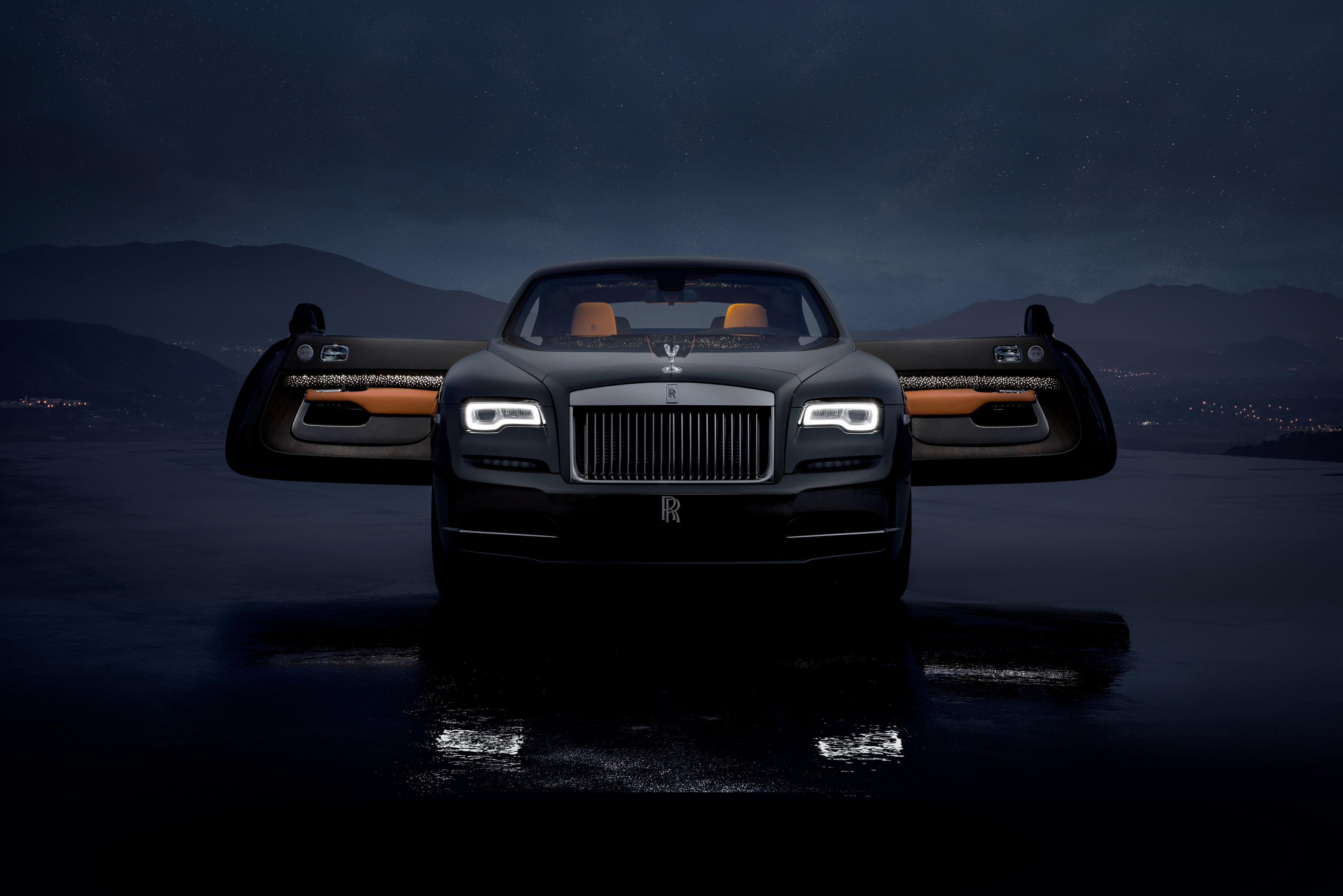 Rolls Royce Wallpaper - Rolls Royce Wraith With Stars , HD Wallpaper & Backgrounds