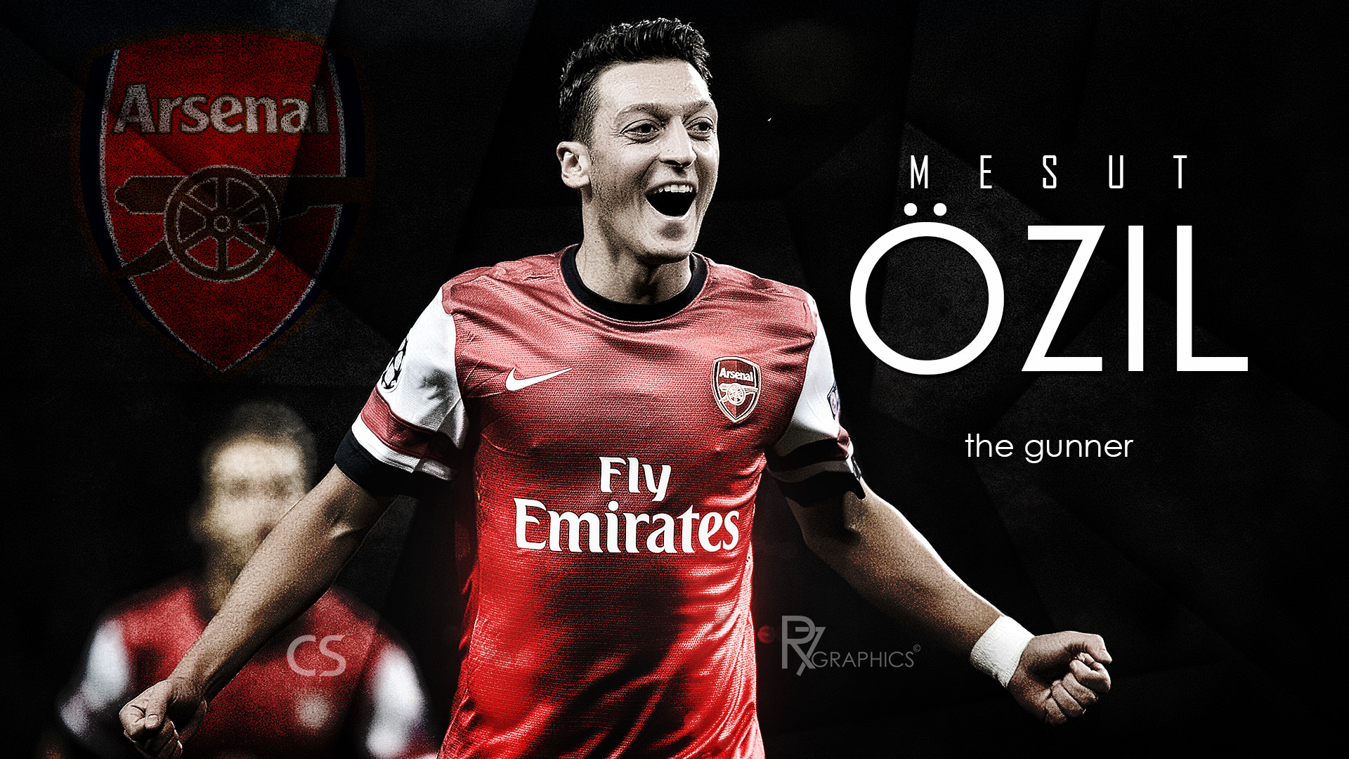 Mesut Ozil Arsenal Wallpaper - Mesut Özil Wallpaper Hd Arsenal , HD Wallpaper & Backgrounds