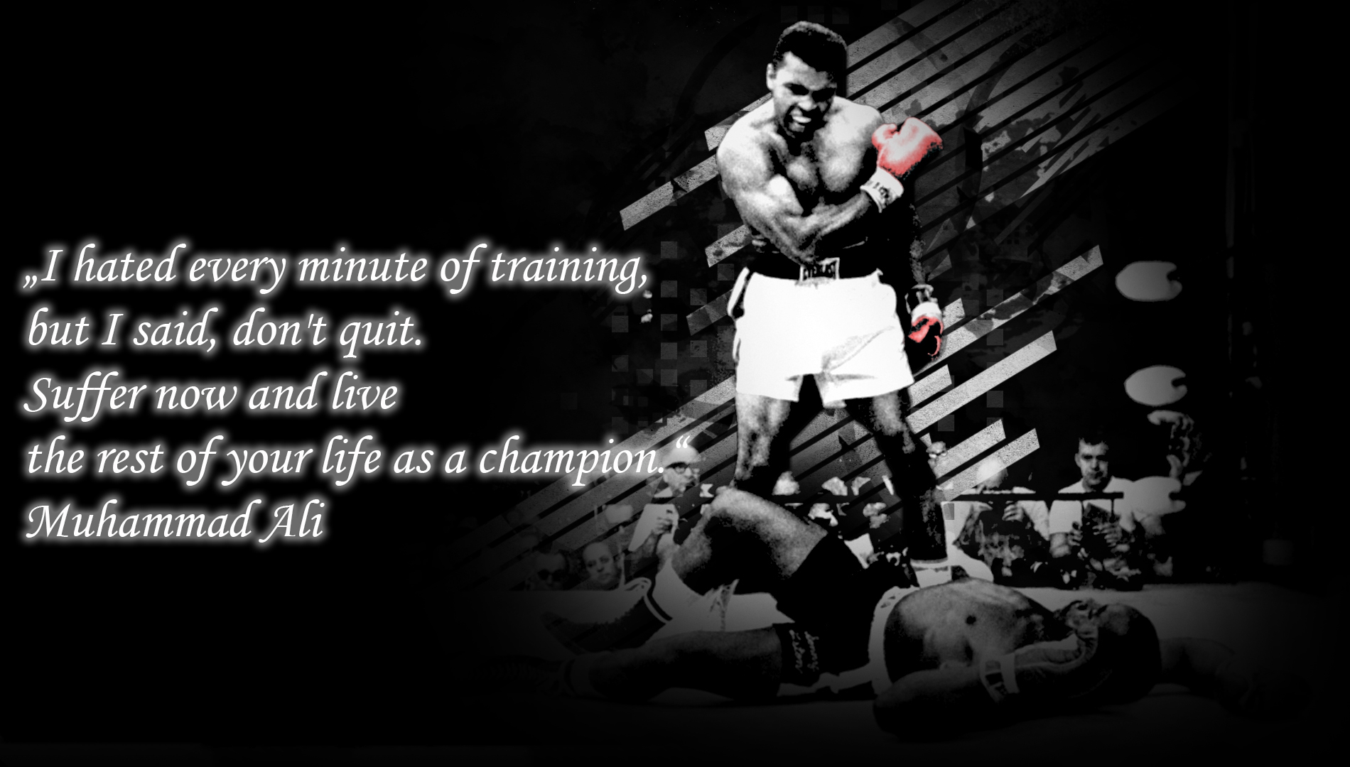 Hd Muhammad Ali Quotes Wallpaper - Muhammad Ali Quotes Hd , HD Wallpaper & Backgrounds