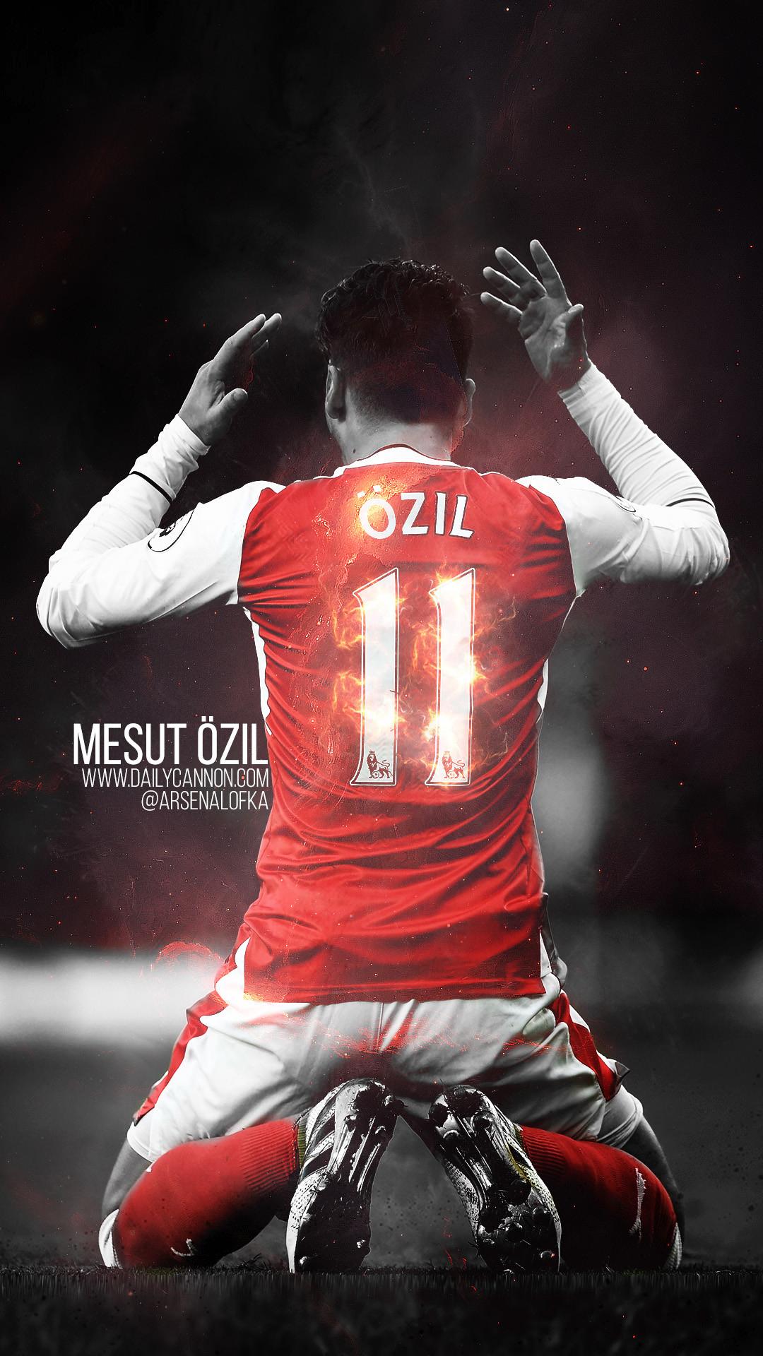 Arsenal - Mesut Ozil Wallpaper 2018 , HD Wallpaper & Backgrounds