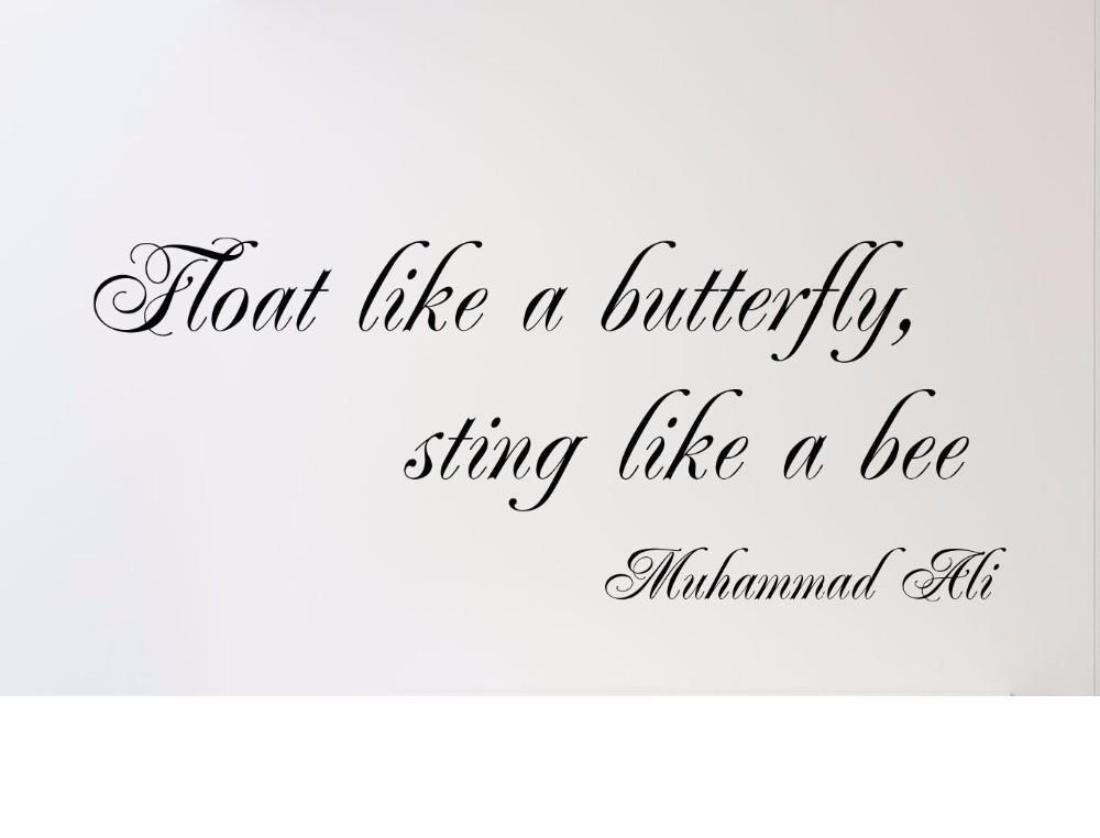 Removable Wallpaper Muhammad Ali Quote Wall Sticker - Calligraphy , HD Wallpaper & Backgrounds
