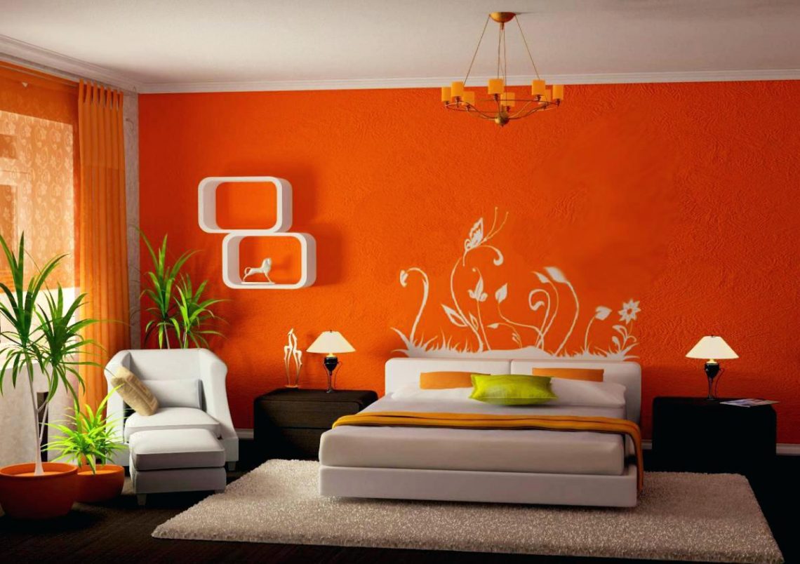 Asian Paints Wall Designs Bedroom Design With Paint - Two Colour Combination For Bedroom Walls , HD Wallpaper & Backgrounds