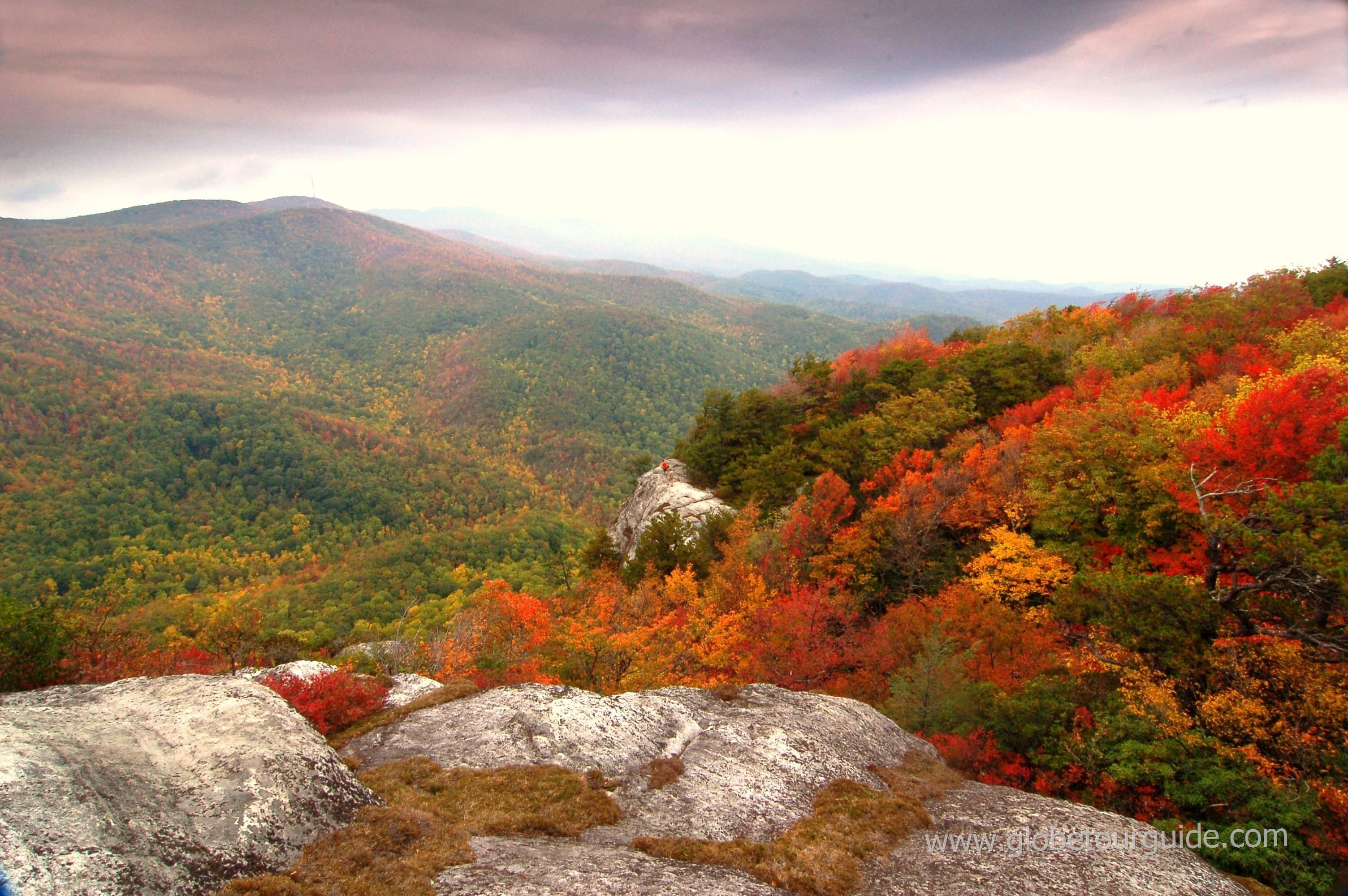 Cherohala Skyway Unicoi Mountains North Carolina - Blue Ridge Parkway Fall , HD Wallpaper & Backgrounds
