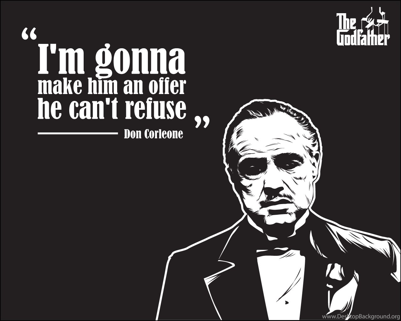 Widescreen - Godfather Quotes , HD Wallpaper & Backgrounds
