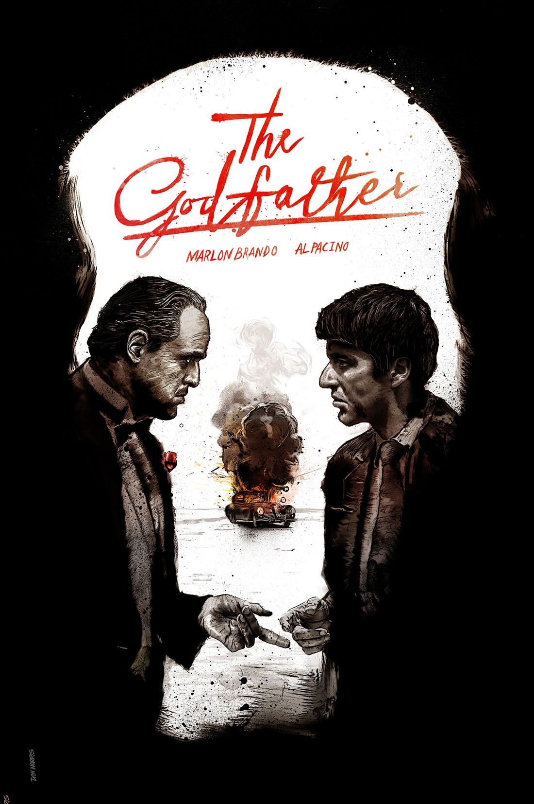 The Godfather Hd Wallpaper From Gallsource - Poster Art The Godfather , HD Wallpaper & Backgrounds