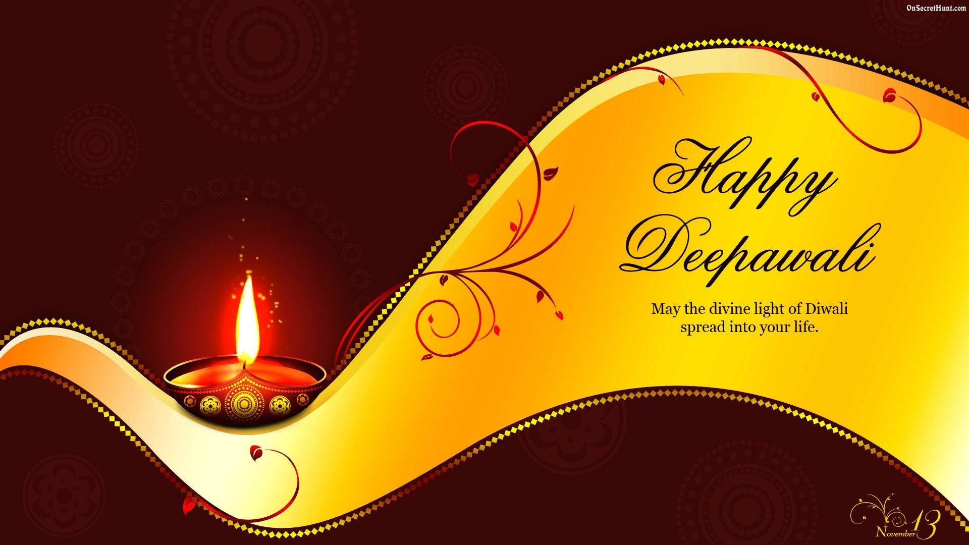 Happy Deepawali Greetings - Bhai Dooj Wallpaper Hd , HD Wallpaper & Backgrounds
