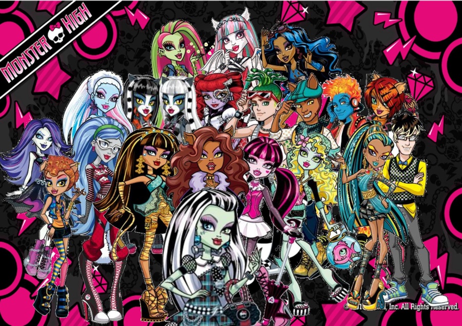 The Monster High In 3d Images Monster High Hd Wallpaper - Monster High All Girls , HD Wallpaper & Backgrounds