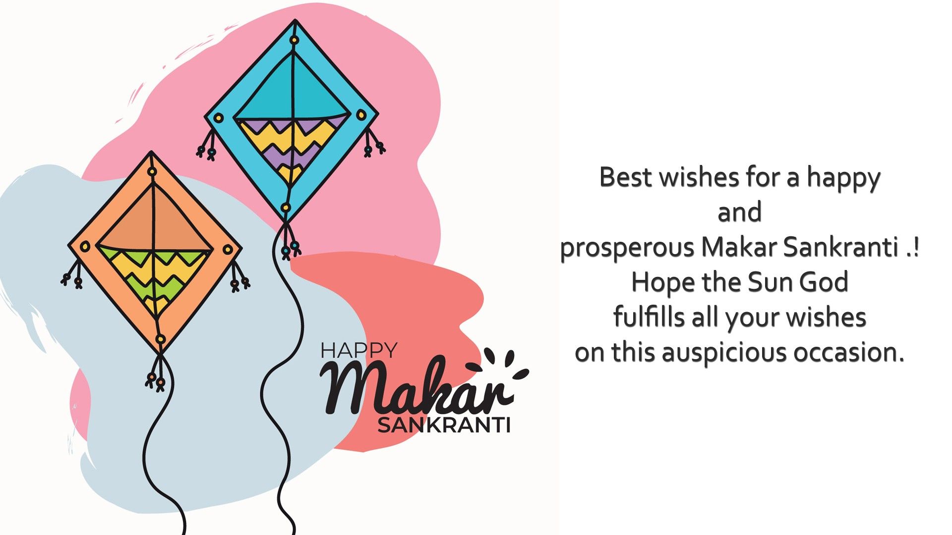 Wish You Happy Makar Sankranti Wallpaper - Makar Sankranti Wishes , HD Wallpaper & Backgrounds