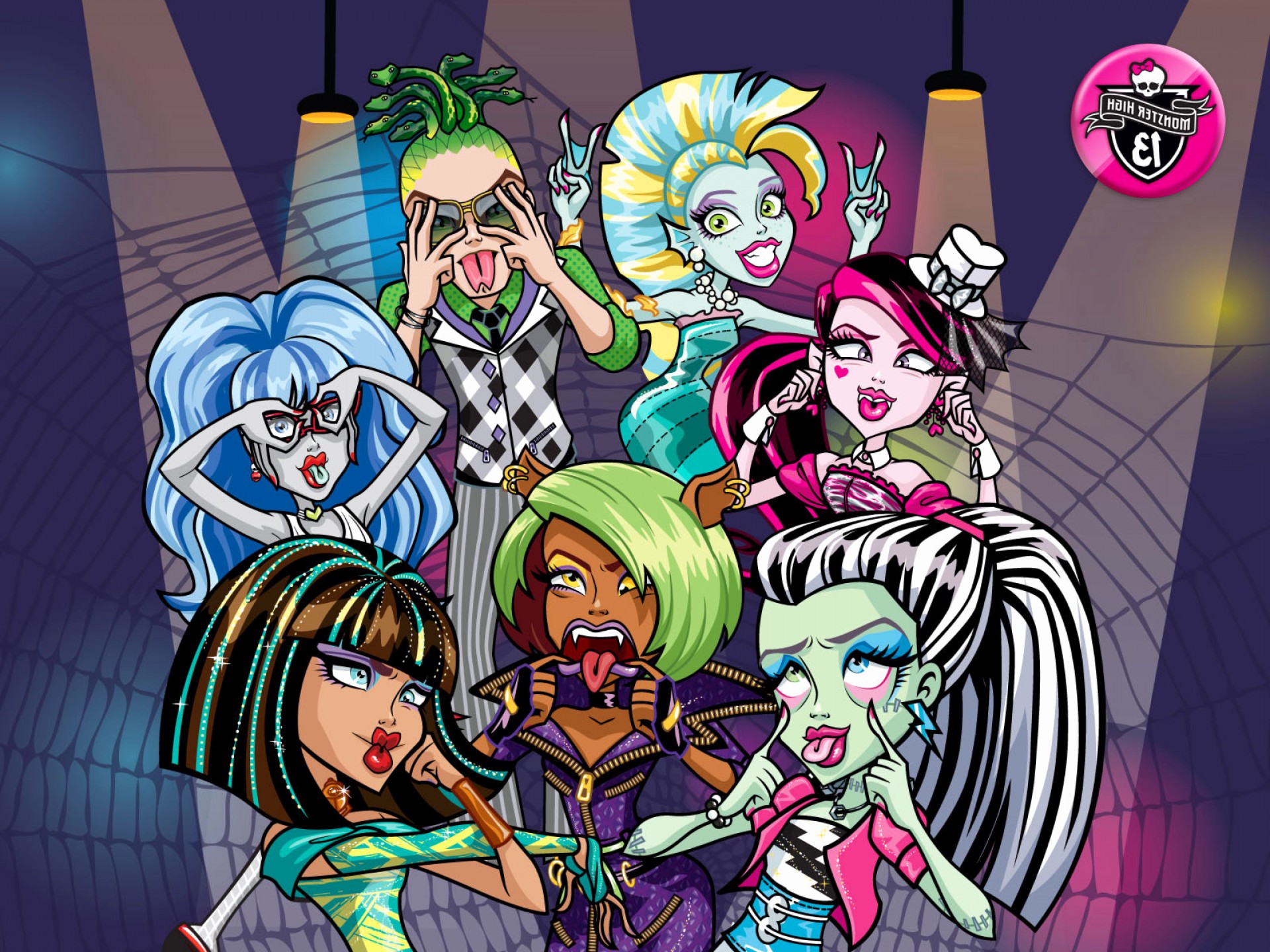 Monster High Background In Vector - High Dawn Of The Dance , HD Wallpaper & Backgrounds