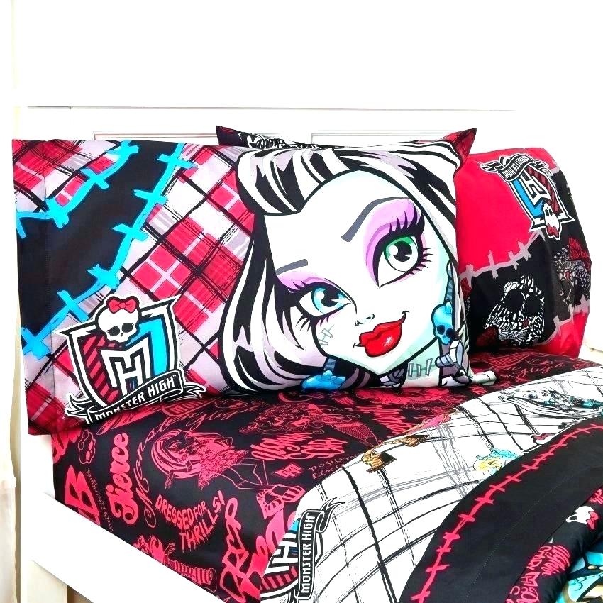 Monster High Bedroom Decor Monster High Bedroom Decor - Monster High Bed Sheet , HD Wallpaper & Backgrounds