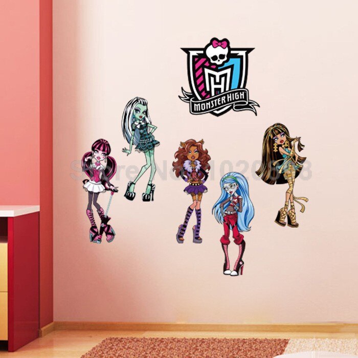 Monster High Wall Stickers For Kids Rooms Home Decor - Monster High Wall Sticker , HD Wallpaper & Backgrounds