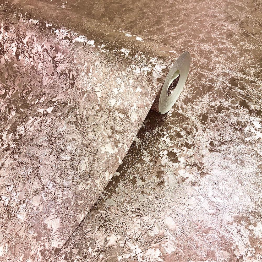 Crushed Velvet Wallpaper Rose Gold Crushed Velvet (406902) HD