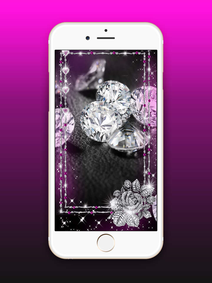 Pink Glitter Wallpaper B&q - Diamonds Kgk , HD Wallpaper & Backgrounds