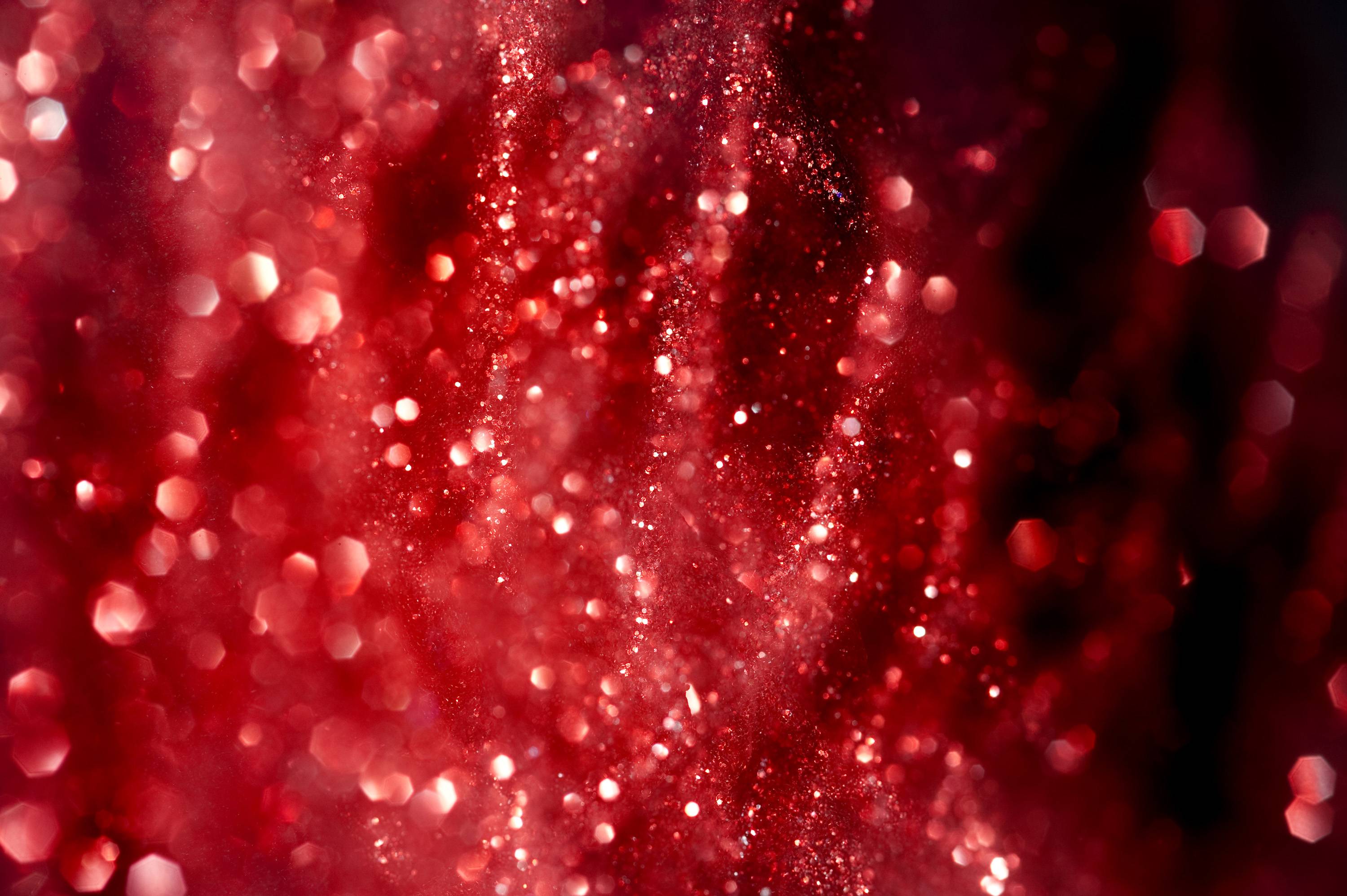 Red Glitter Christmas , HD Wallpaper & Backgrounds