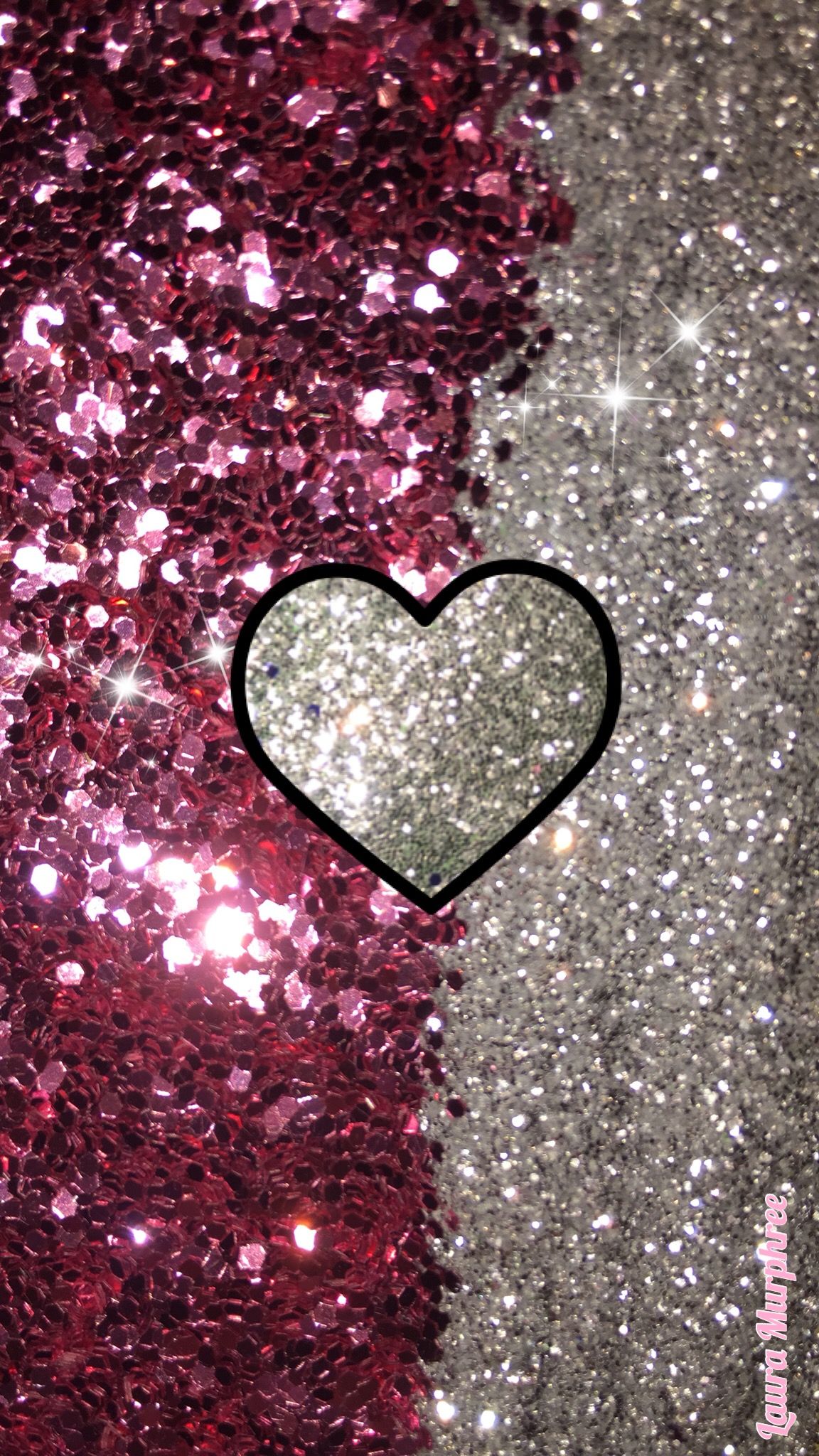 Glitter Phone Wallpaper Sparkle Background Bling Shimmer - Heart Wallpaper Glitter , HD Wallpaper & Backgrounds
