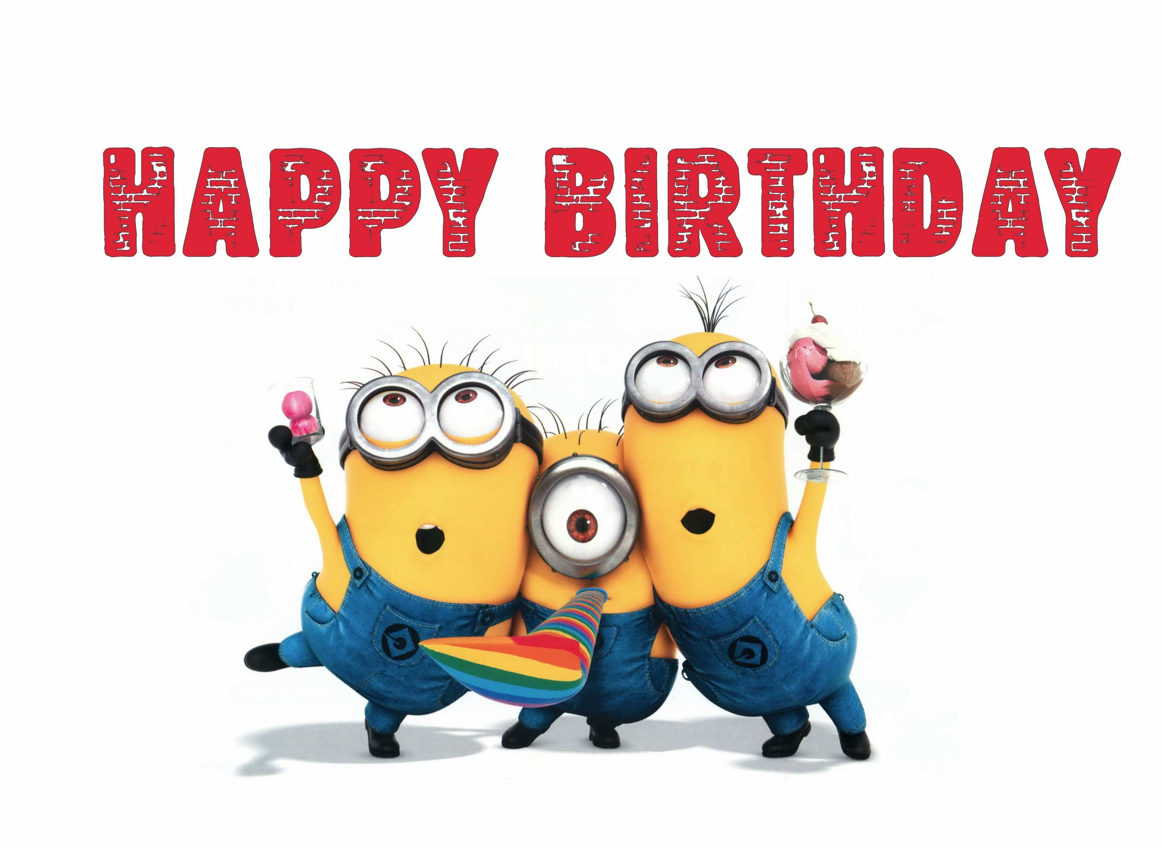 Minions Live Wallpaper For Android Wallpaper Hd Gallery - Happy Birthday Cartoon Minions , HD Wallpaper & Backgrounds