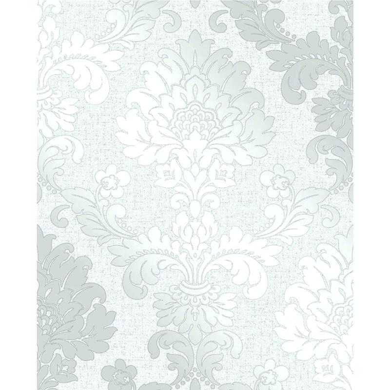 Grey - Carta Da Parati Stile Damasco Rosa , HD Wallpaper & Backgrounds