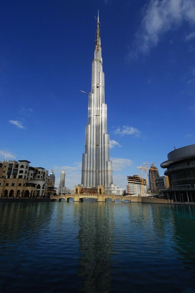 Burj Khalifa Hd Desktop Wallpaper - Burj Dubai , HD Wallpaper & Backgrounds
