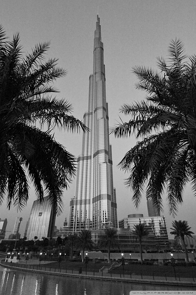Burj - Burj Khalifa Wallpaper For Iphone , HD Wallpaper & Backgrounds