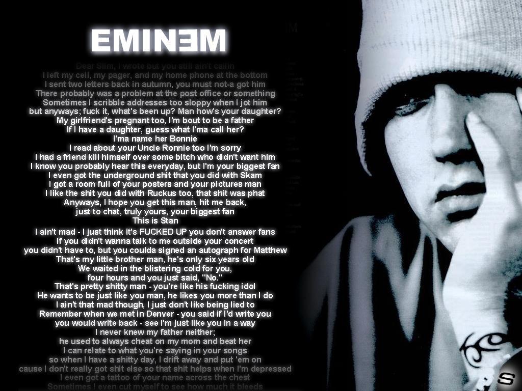 Eminem - Eminem Phone Wallpaper Quotes , HD Wallpaper & Backgrounds