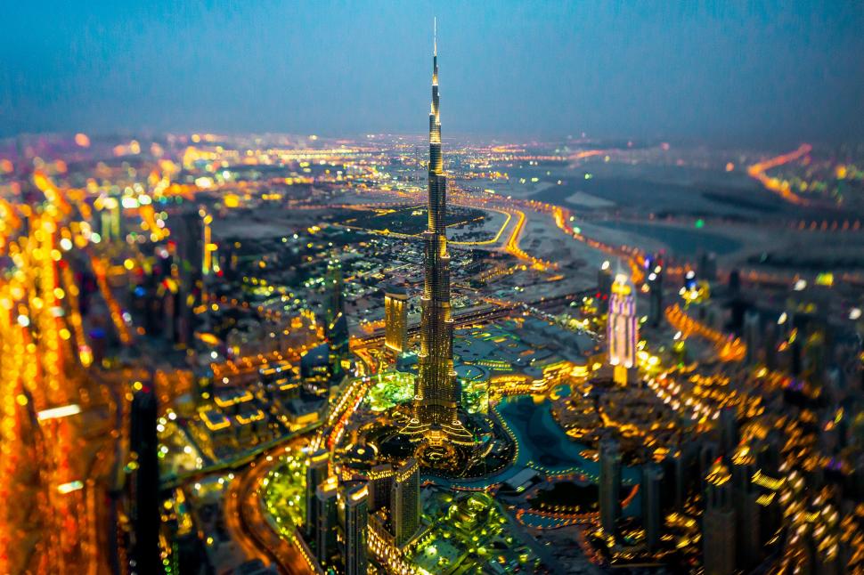 Burj Khalifa The Dubai Fountain Wallpaper - Burj Khalifa Night Hd , HD Wallpaper & Backgrounds