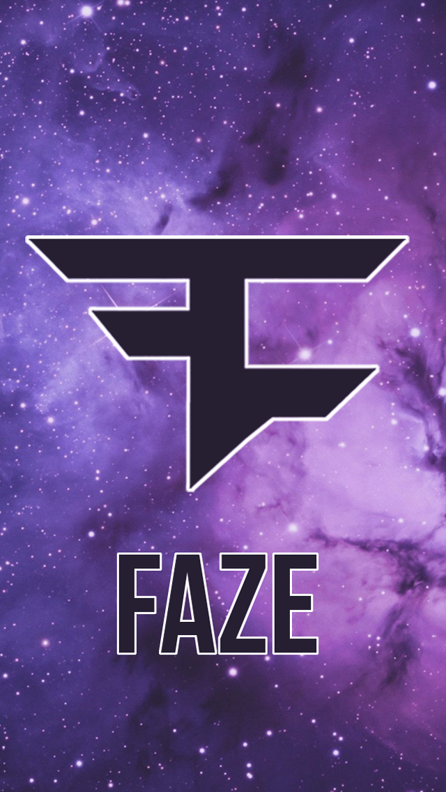 Purple Space And Stars Faze Clan Logo, Faze Logo, Faze - Faze Logo Wallpaper Iphone , HD Wallpaper & Backgrounds