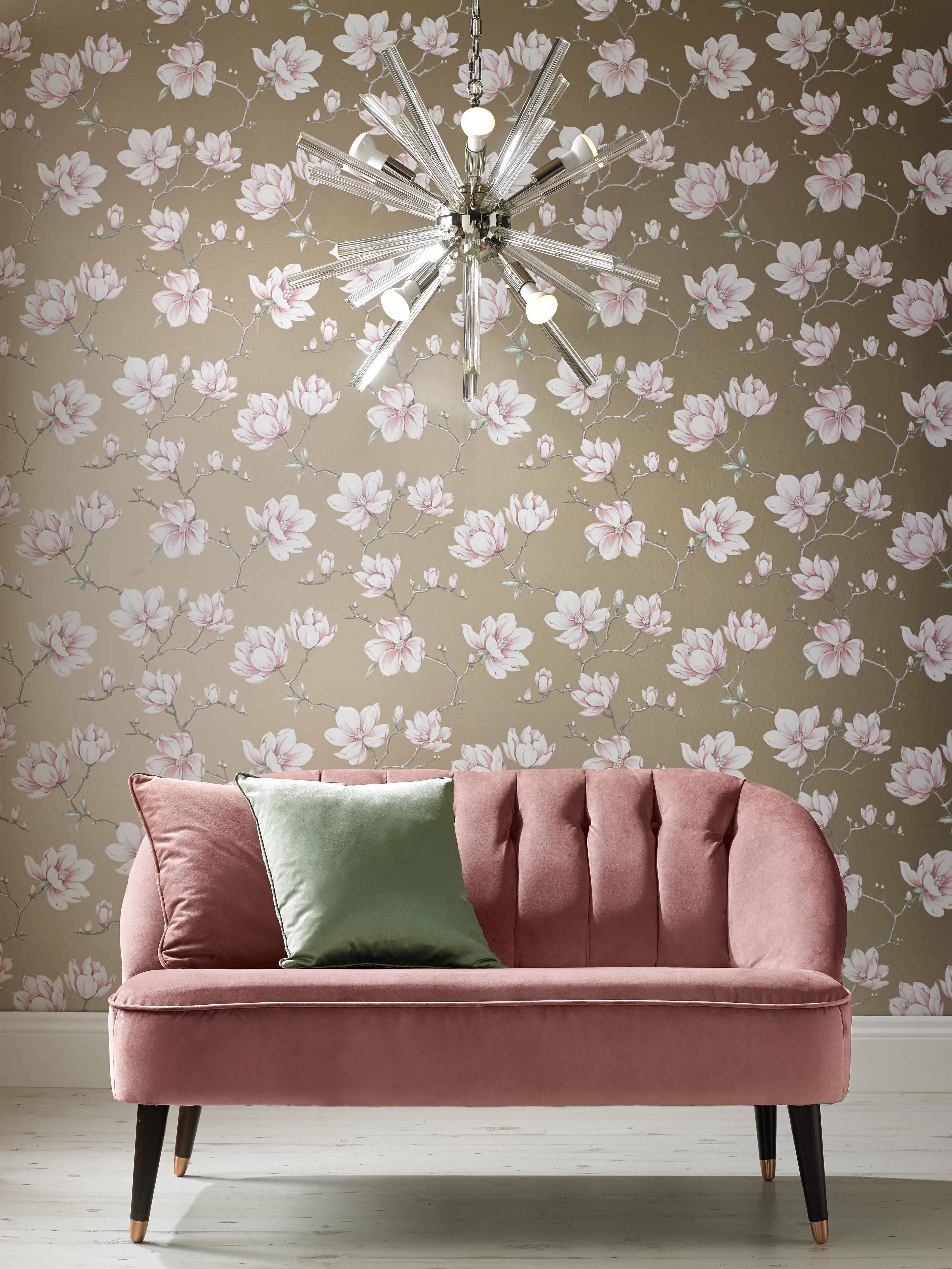 The Contemporary Wallpaper Is Also Available In A Platinum - Brown Colour Wallpapers For Wall , HD Wallpaper & Backgrounds