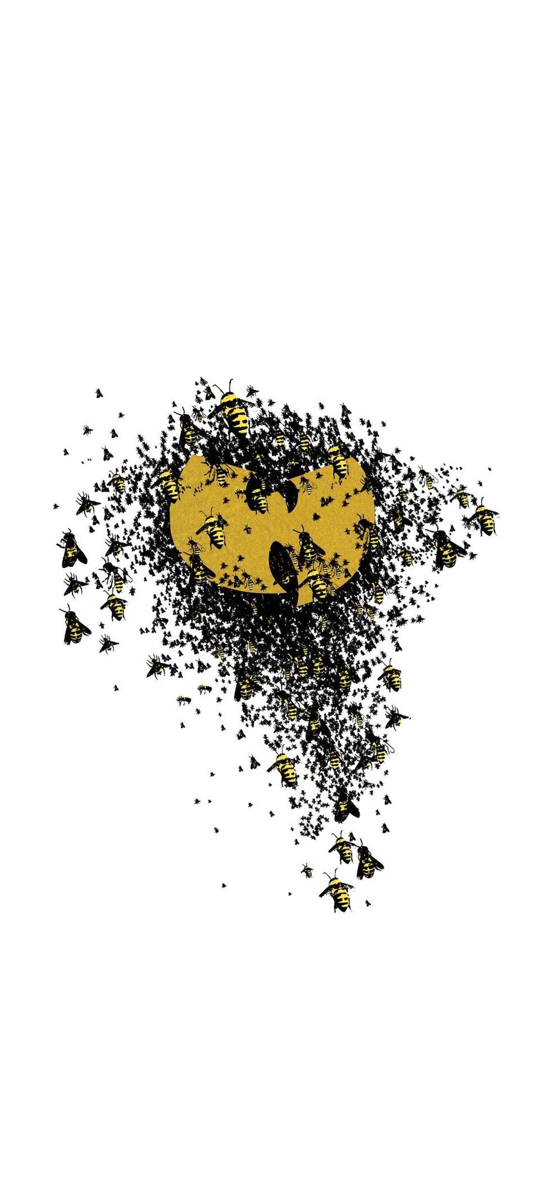 Wu-tang Art, Cropped, Chopped And Edited For The Iphone - Wu Tang Killa Beez , HD Wallpaper & Backgrounds