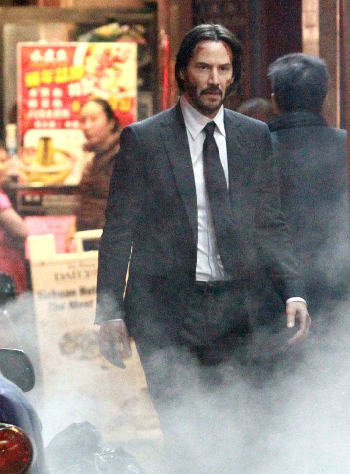 John Wick Images Keanu Filming John Wick - Gentleman , HD Wallpaper & Backgrounds