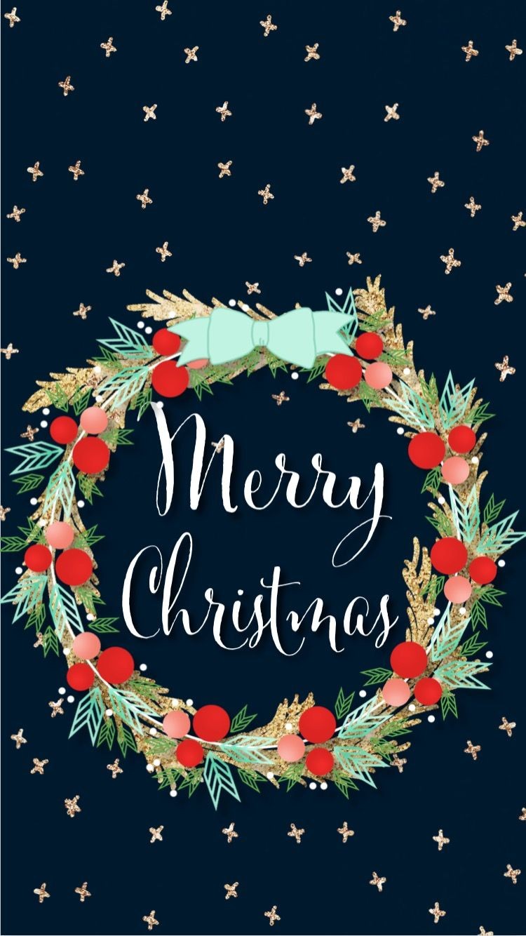 [merry Christmas Iphone Wallpaper Backgrounds Iphone6/6s - Merry Christmas Background , HD Wallpaper & Backgrounds