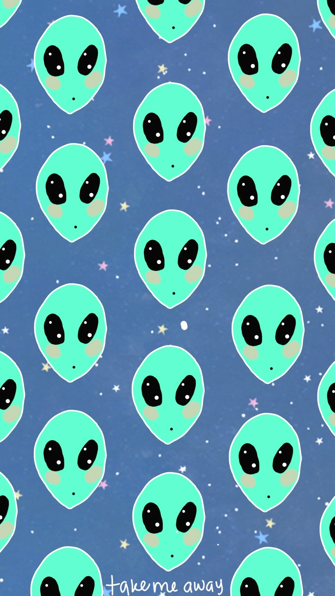 Cute Alien Wallpaper Iphone , HD Wallpaper & Backgrounds