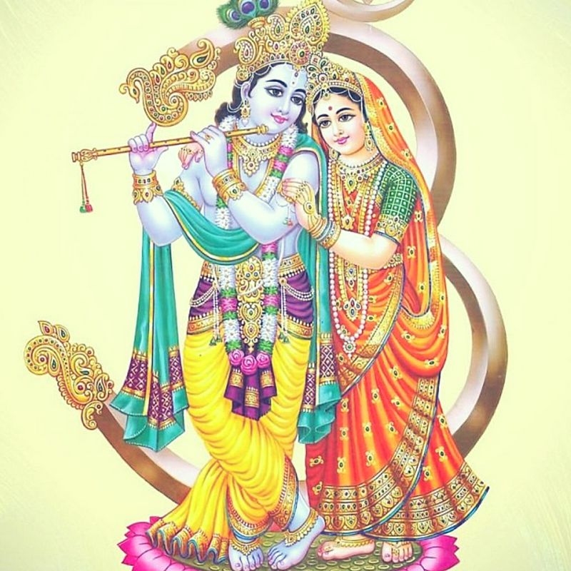 Bhakti Wallpaper Free Download - Radha Krishna , HD Wallpaper & Backgrounds