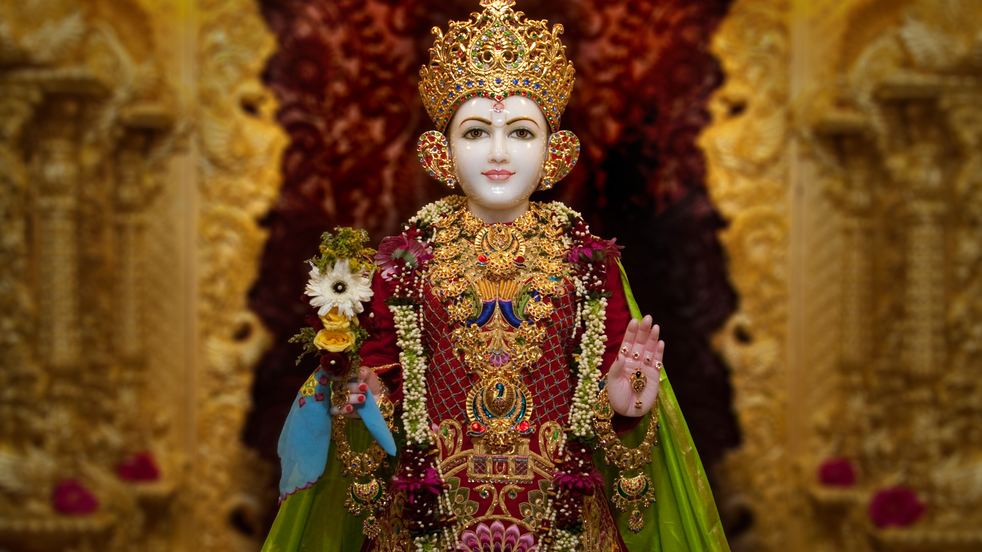 Full Hd Swaminarayan Hd , HD Wallpaper & Backgrounds