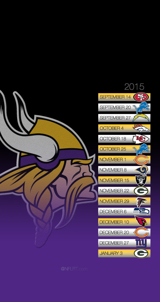 Android/iphone Wallpaper Of The 2015 Vikings Schedule , HD Wallpaper & Backgrounds