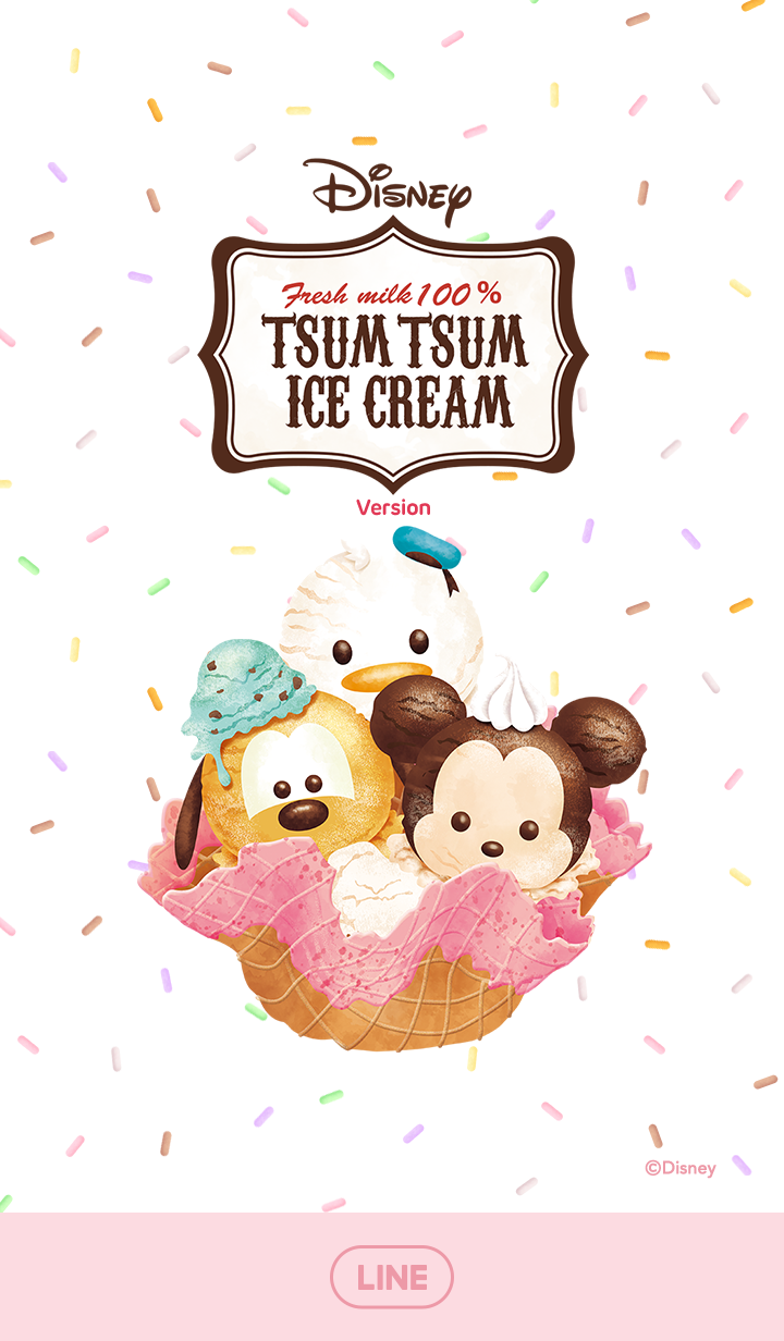 Tsum Tsum Ice Cream Mickey , HD Wallpaper & Backgrounds