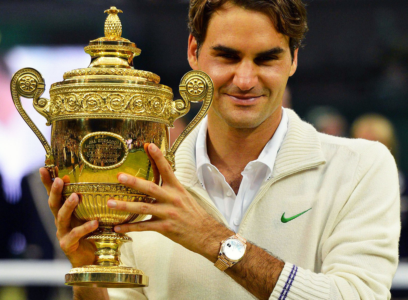 Amazing Hd Roger Federer Image - Roger Federer Gold Rolex , HD Wallpaper & Backgrounds