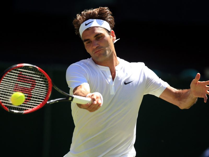 Roger Federer Winning Shot Wallpaper Hd - Roger Federer Wallpaper Wimbledon , HD Wallpaper & Backgrounds