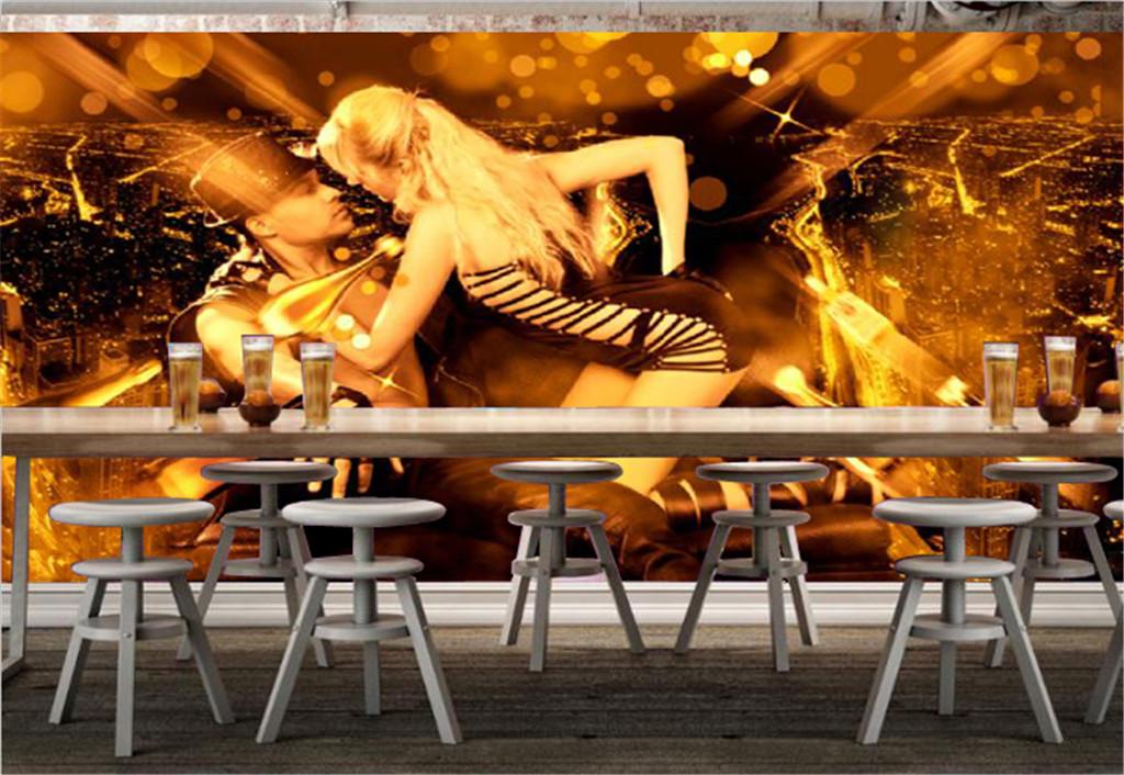 Ktv Decorative Hd Wallpaper Sexy Night Romantic Couple - Living Room , HD Wallpaper & Backgrounds