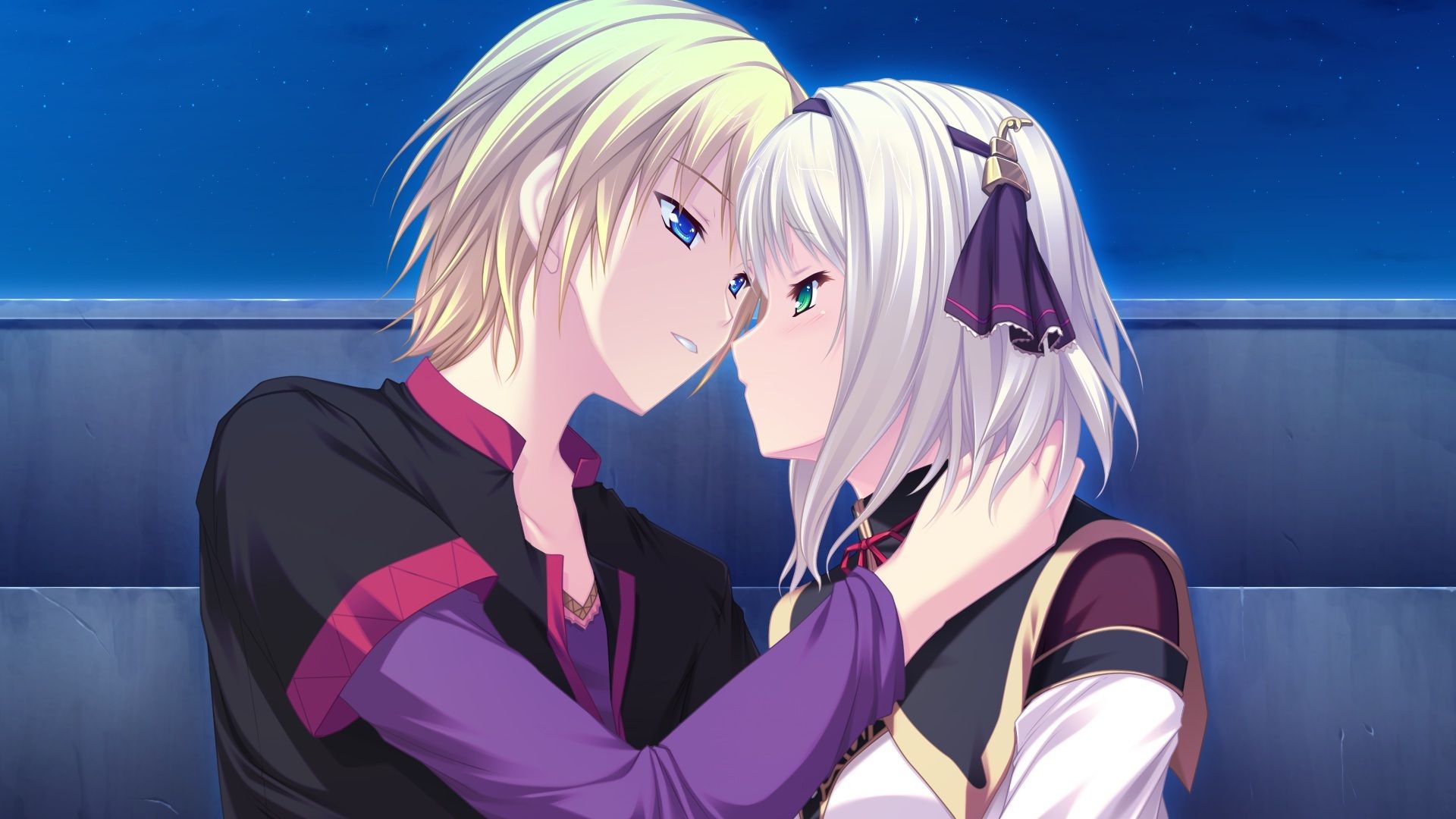 Romantic Couple - Anime Romance Couple , HD Wallpaper & Backgrounds